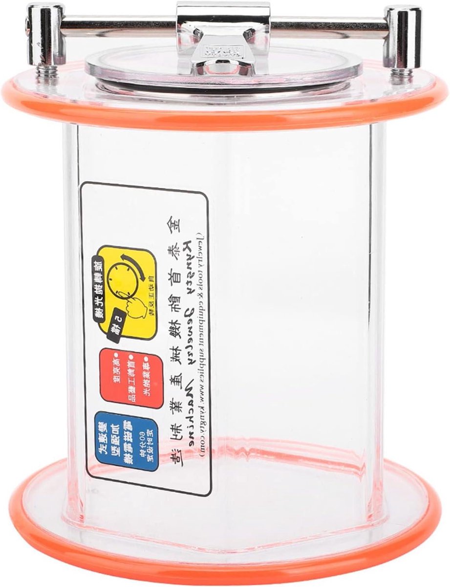Polijsttrommel Sieraden - Polijstmachine - Sieraden Afwerken - Instelbare Snelheid - 15 cm Hoog - Niet gespecificeerd