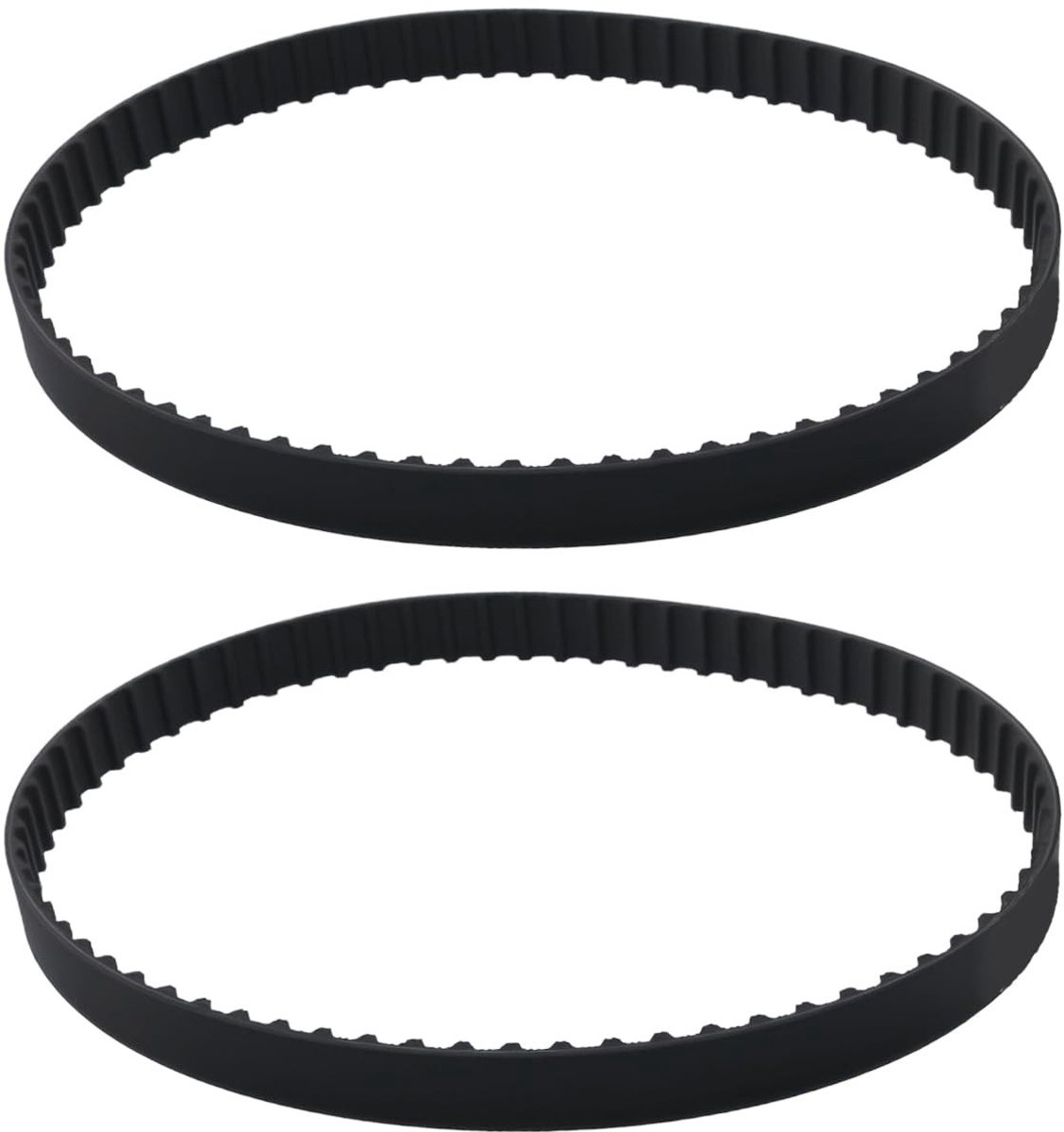 Dailygoods- Aandrijfriem 35 x 0,95 cm - 2 Stuks - Compatibel met Craftsman 113.226421/113.226423/113.226424 - Tandontwerp - Eenvoudige installatie - Schijfschuurmachine - Schuurmachine Riem