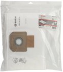 Bosch stofzuigerzakken 5 stuks in plastic verpakking, met productinformatie op het etiket.