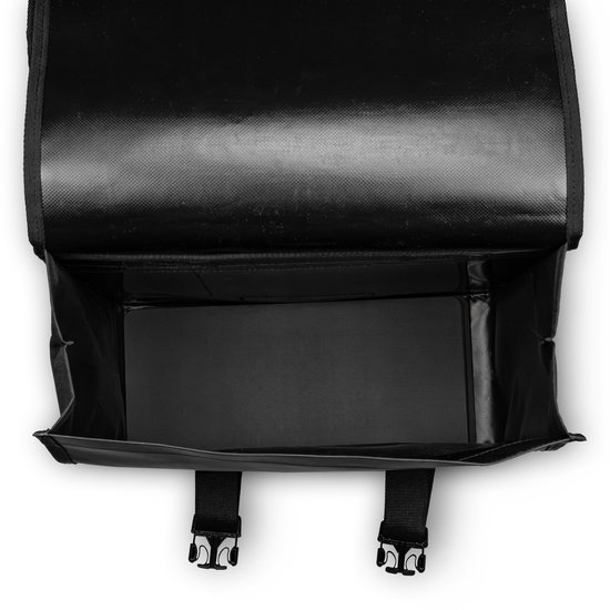 Craved Dubbele Fietstas Flow - Zwart - 38 Liter - Waterdicht - Elektrische fiets - Met reflectie — afbeelding 3