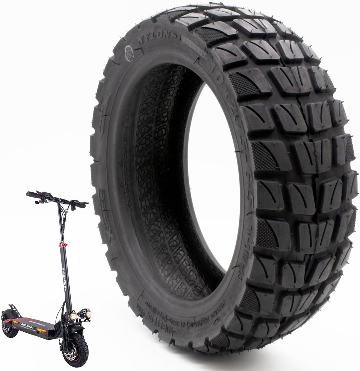 M365Lyon Tubeless band 10 x 2,75 - 6,5 inch voor elektrische scooters