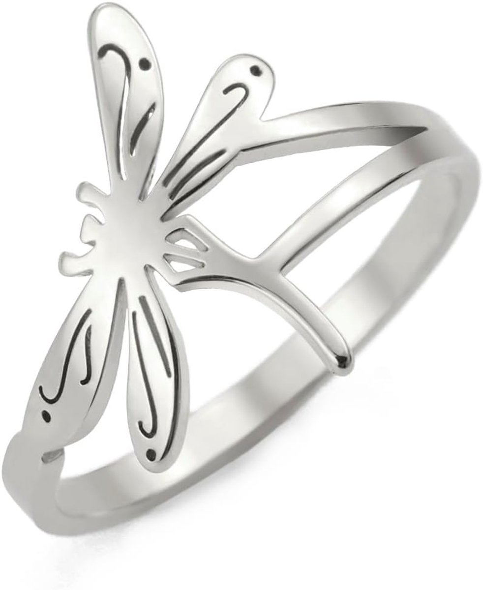Ringen Schattige Insecten Stapelbare Eeuwigheid Ringen Belofte Ring