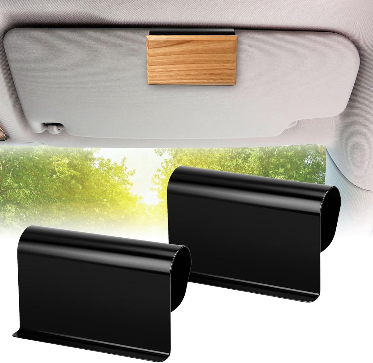 Auto luchtverfrisser vizieren clip: 2 stuks auto luchtverfrisser zonneklep compatibel met Drift luchtverfrissers voor 13-22 mm zonnekleppen, auto SUV vrachtwagen