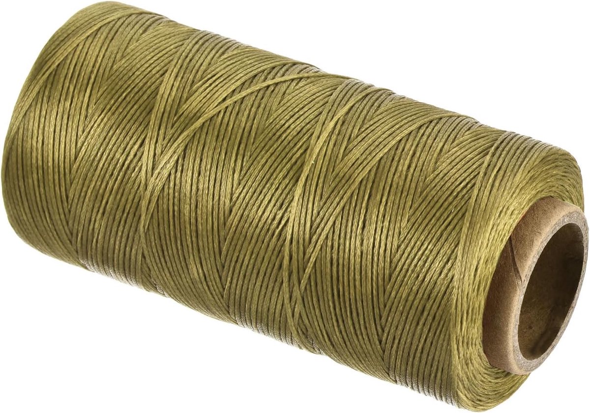 Gewaxte draad, 0,8 mm, 150D platte wasdraad, polyester, gewaxte draad