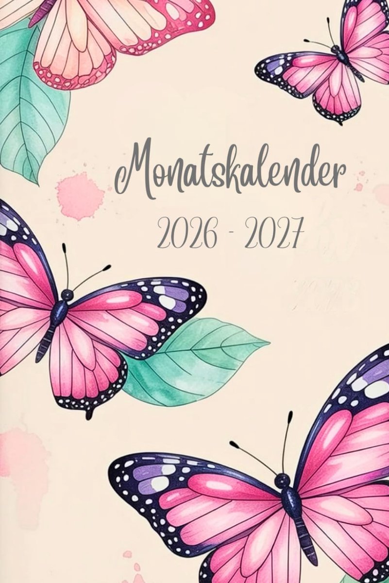 Maandkalender 2026 2027 - A5 formaat - Met maandoverzichten en jaarplanning - Voor overzicht en focus - ShopVlot