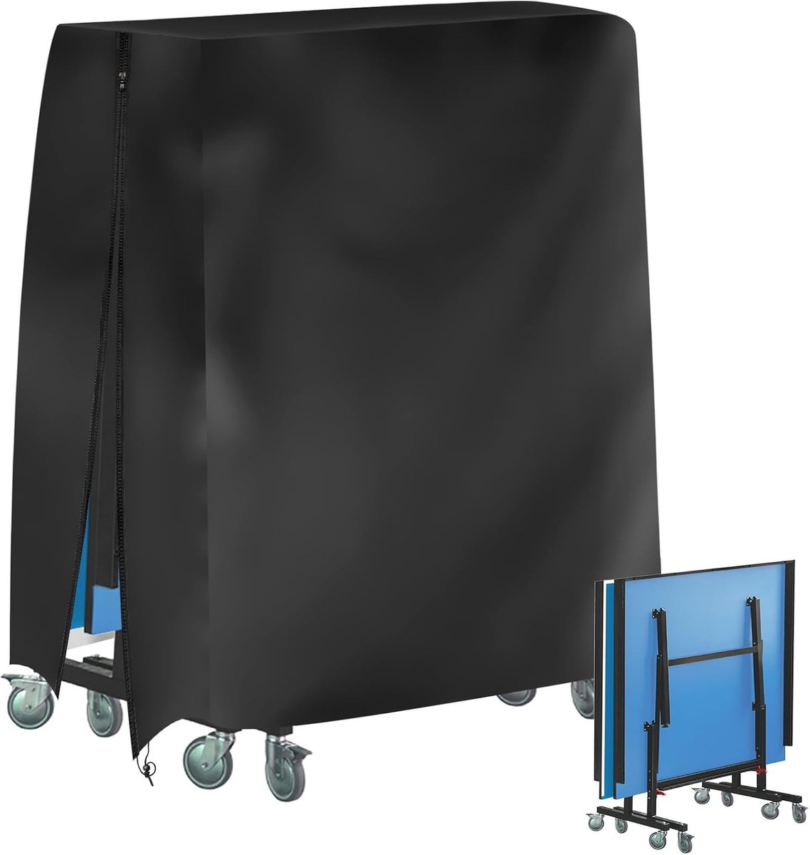 Tafeltennistafel afdekking, 165 x 70 x 185 cm tafeltennis