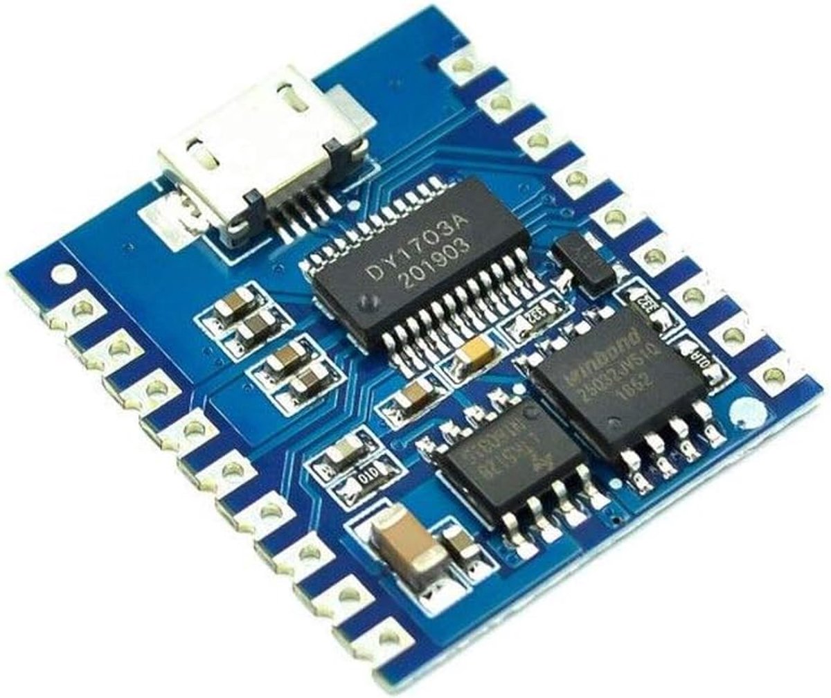 Mp3-speler Module Spraakmodule 4 MB Spraakweergave IO Trigger Seriële Poortbediening USB Download FLash DY-SV17F