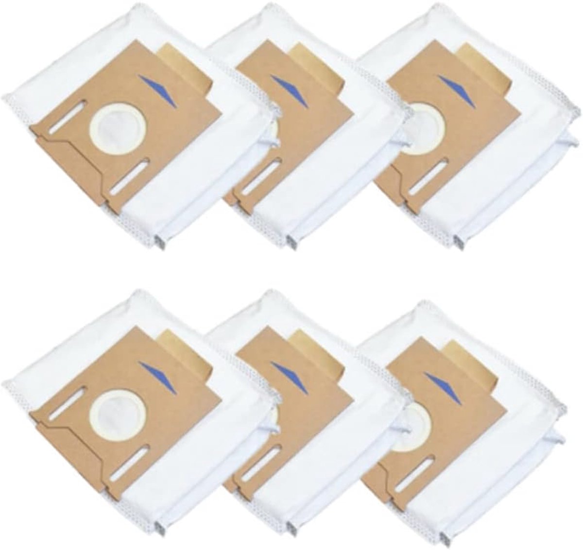 6 stuks vervangende stofzakken voor Ecovacs Deebot Ozmo T8 T8 Aivi