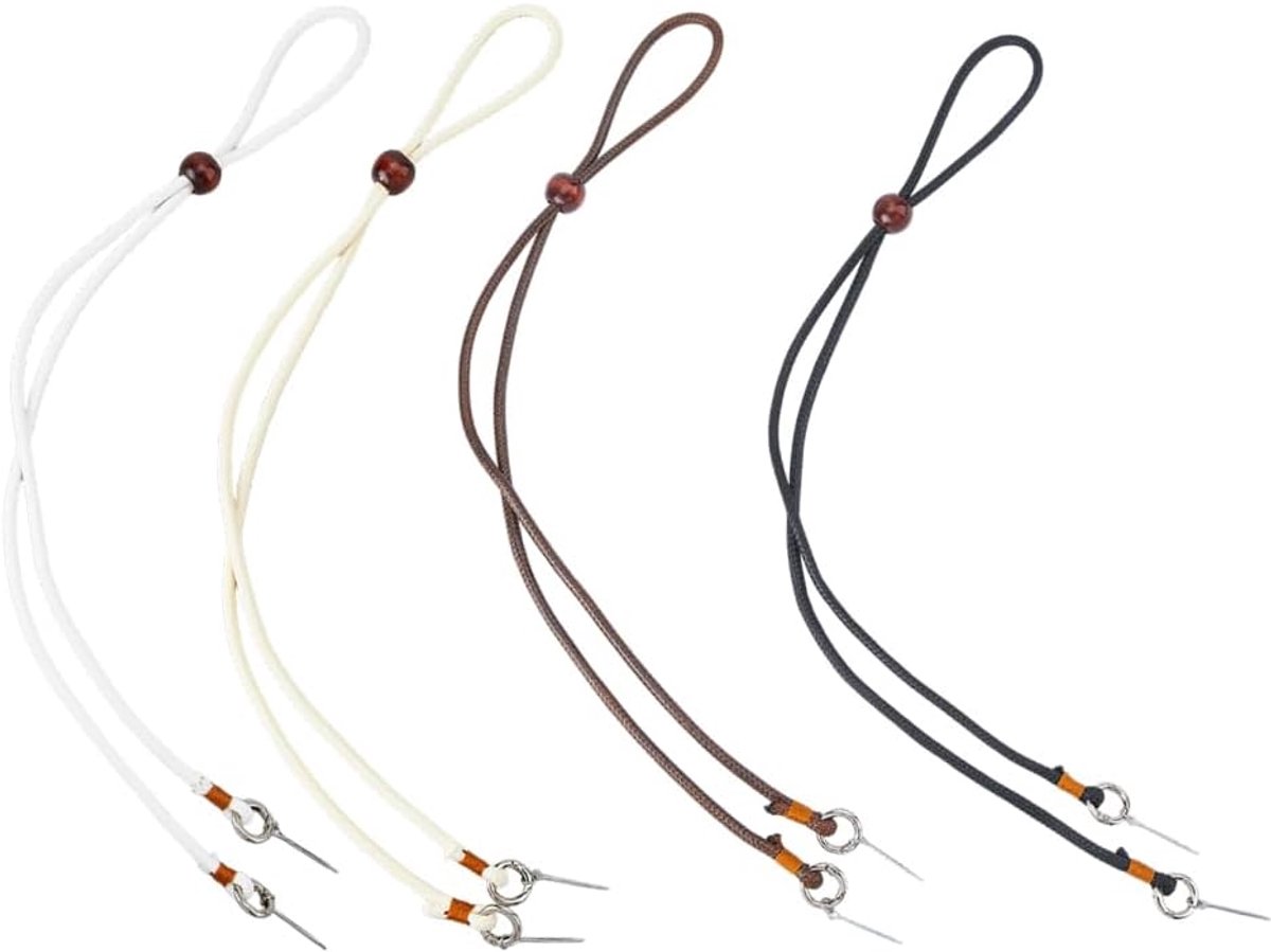 4 stuks polyester hoedband, 4 kleuren, afneembare mutsband