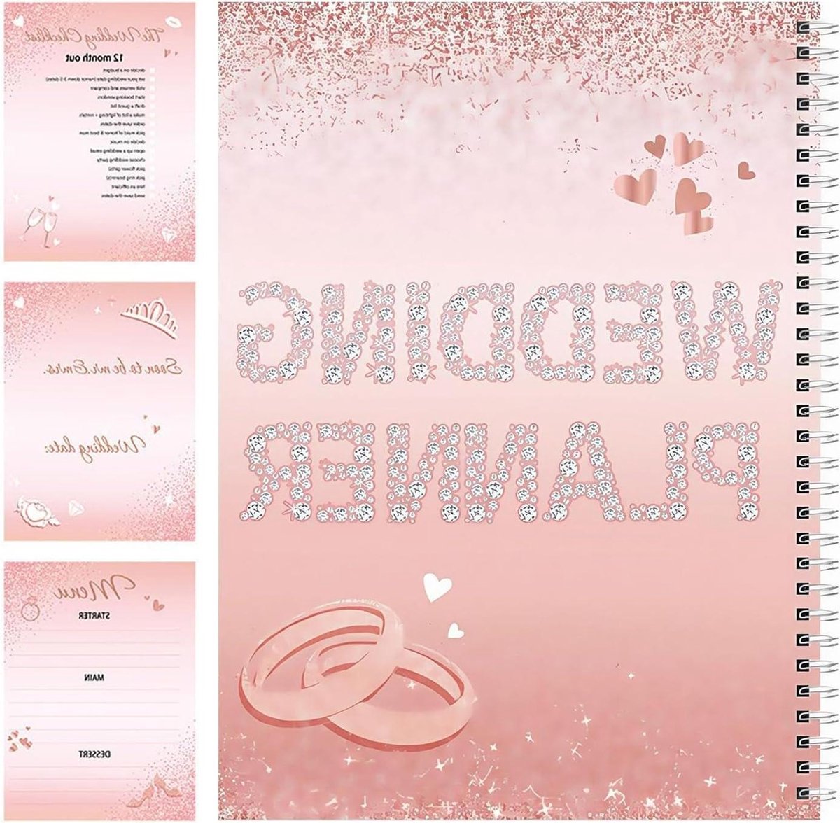 Bruiloft Boek Planner - Bruiloft Agenda - Bruiloft Organiseren - Stapsgewijze Begeleiding - 21 x 28.5 cm - Niet gespecificeerd