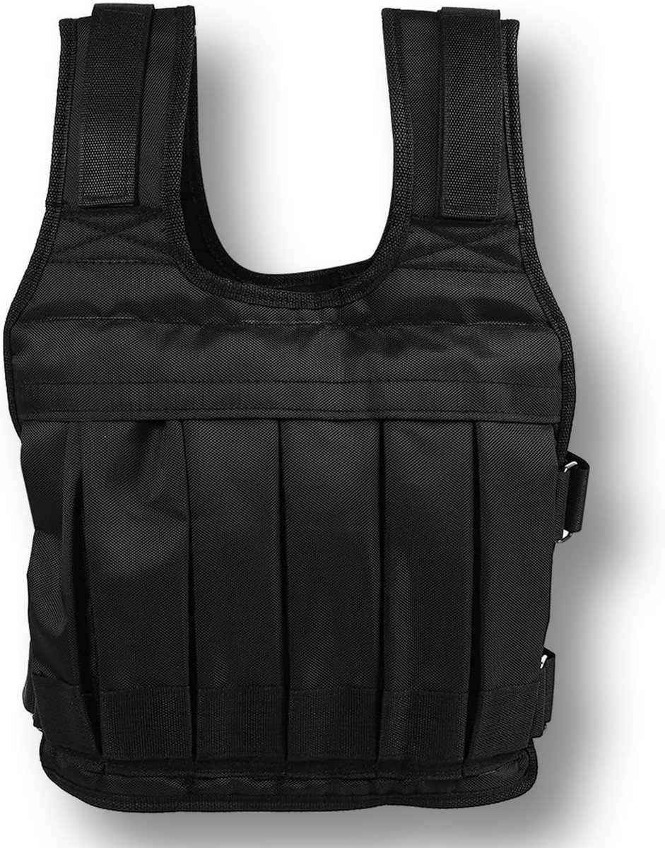 Gewogen Vest Krachttrainingsvest 50Kg Trainingsjack Oxford-stof