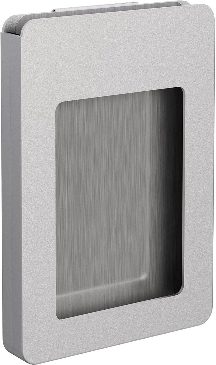 Kaarthouder van aluminium met geldclip - kaarthoes, ID-kaarthoes, veilig bewaren van uw kaarten en ID-kaarten, kleuren naar keuze, kleur: zilver