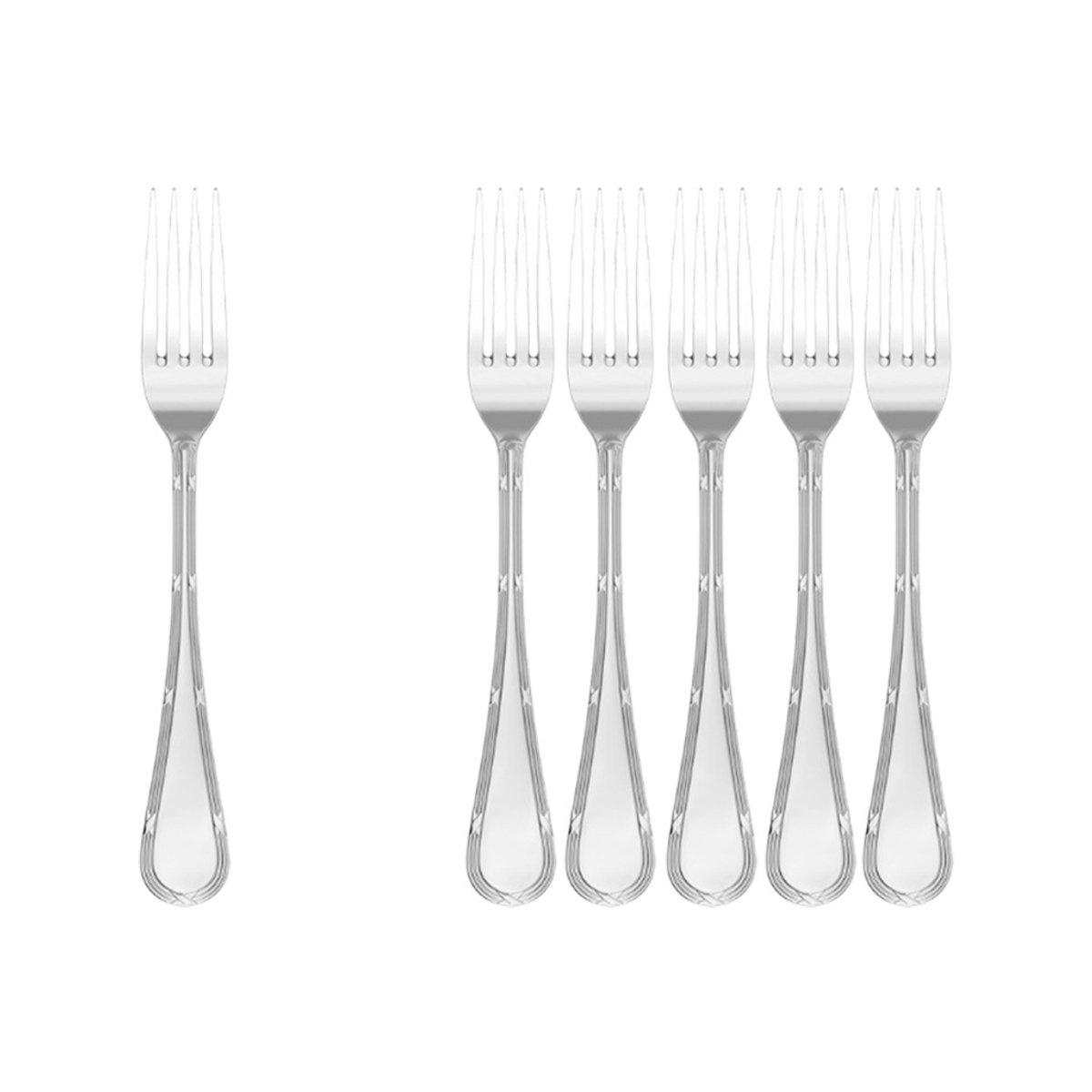 Tafelgabel Kreuzband Septfontaines 203 mm Set van 6
