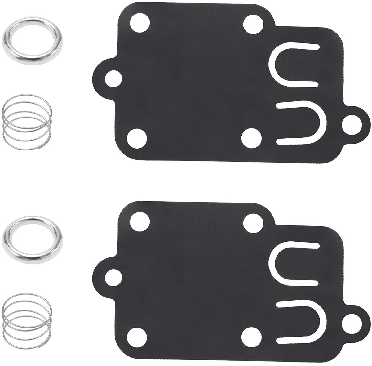 2 Sets Carburateur Diafragma Pakkingset 270026 272538 272538S 5021H Compatibel met Briggs & Stratton Motoren van 3 PK tot 5 PK Tuingereedschap Onderdelen