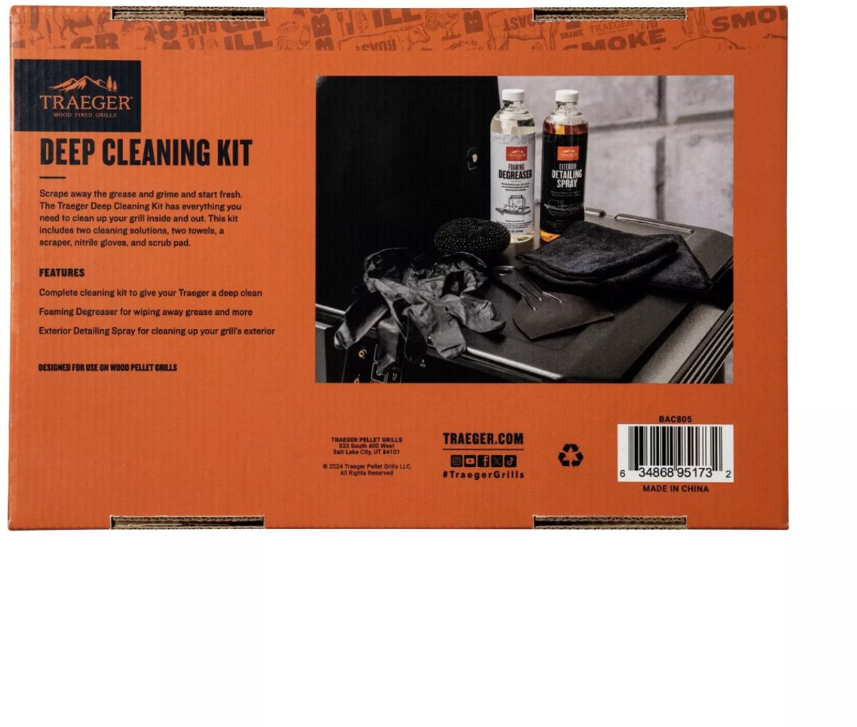 Traeger Kit de nettoyage en profondeur pour grill