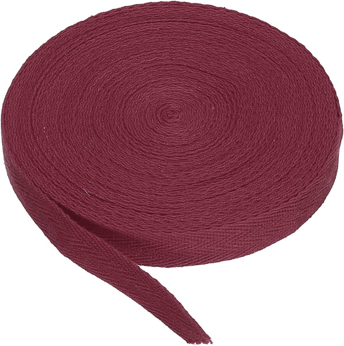 Katoenen keper plakband 15 mm (5/8") 9 m (10 yards) katoen kleurlint voorspanning binding plakband visgraat weefsel trim knutselen bordeauxrood