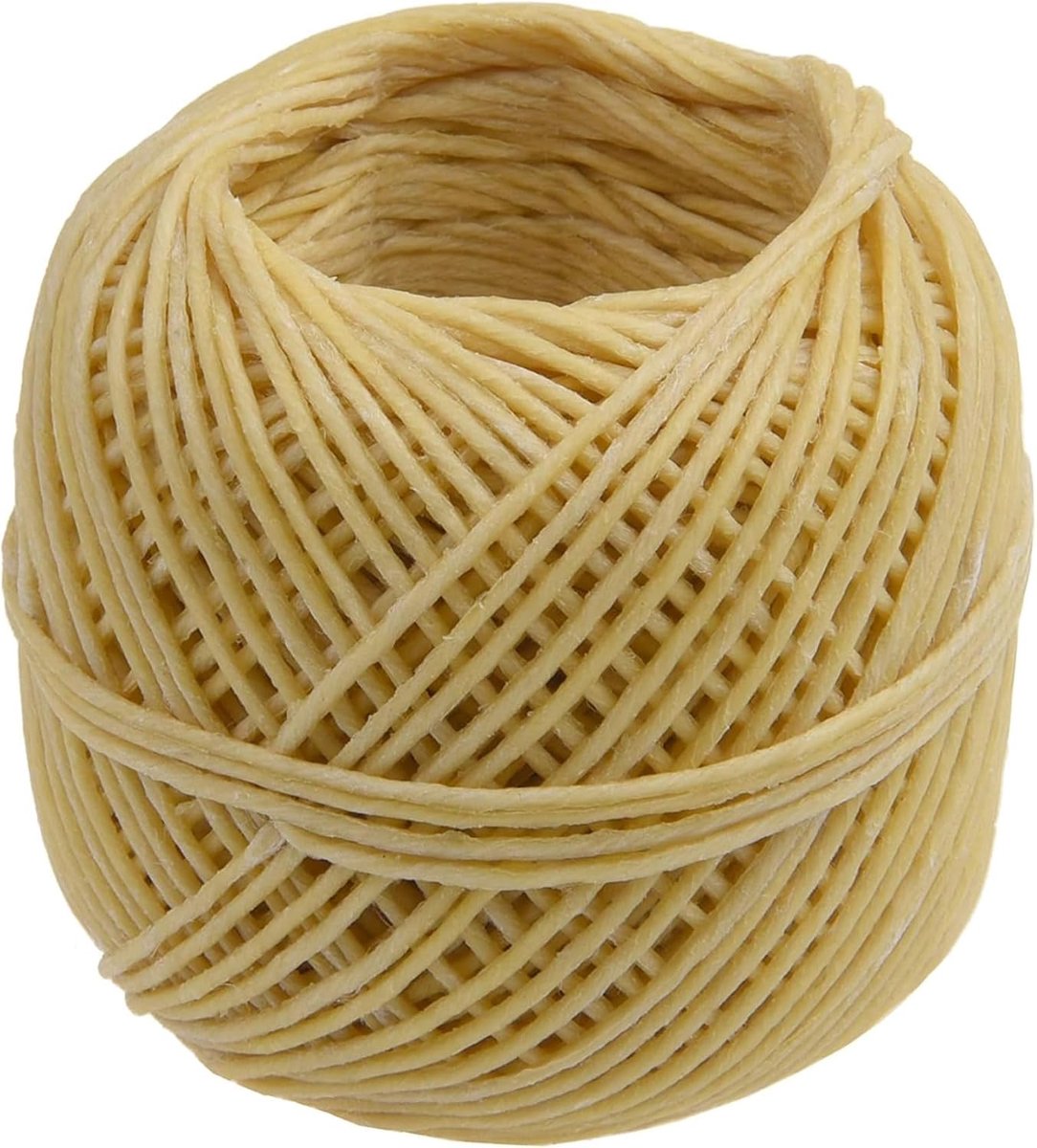 & Kind Organic Hemp Wick Line - 100% Natural Hemp - Edible Grade Beeswax - 200 Ft Spool (1.0 mm) - No Cotton, No Lead - Perfect Alternative to Butane Cigarette Lighters and Phosphor Matches