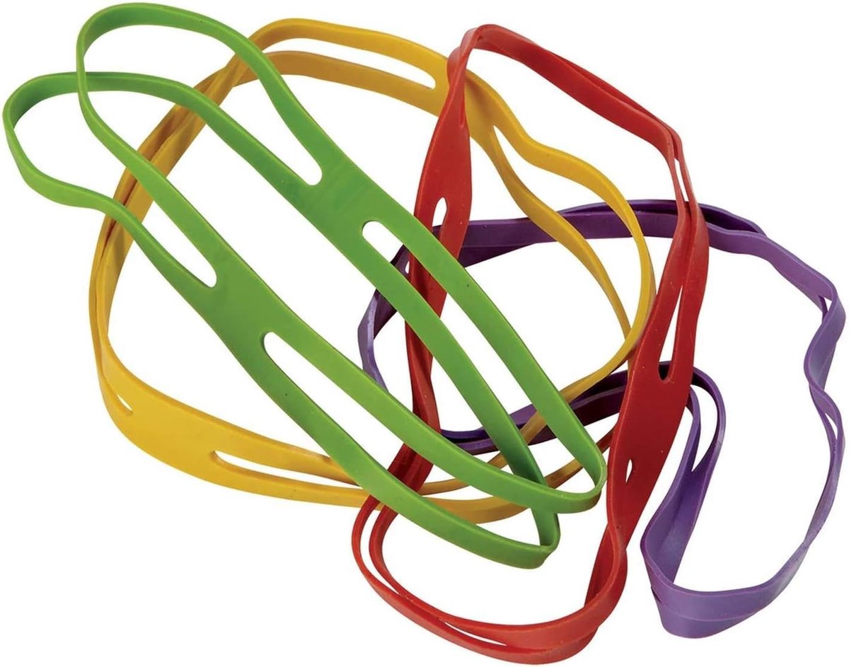 2768/1 kruisband, 150 x 11 mm, 200 g, op kleur gesorteerd