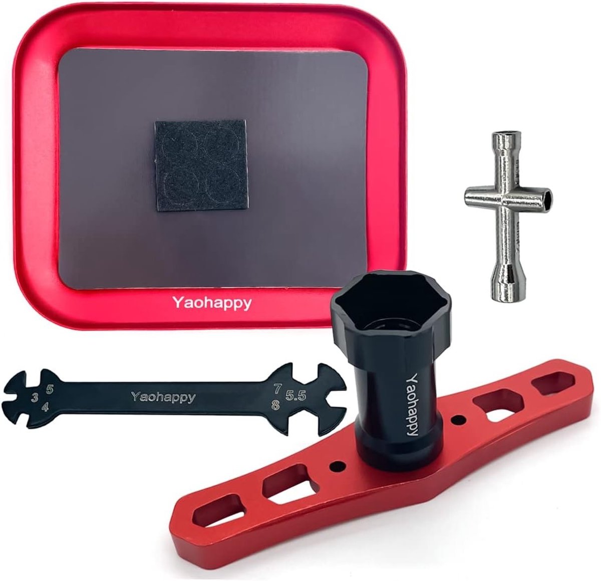 RC Gereedschap Set - Hobby Sleutel Set - RC Auto Onderhoud - Magnetische Schroefhouder - 17 mm - Metaal