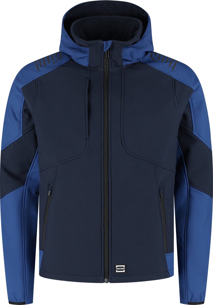 Tricorp Softshell Capuchon Bicolor Redefined 406118 - InkRoyalblue - 4XL