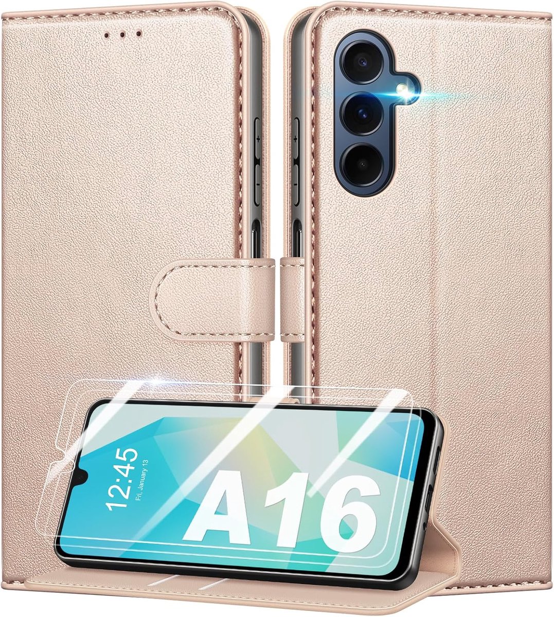 2 x Hoesje voor Samsung Galaxy A16 4G / 5G + schermbeschermer van