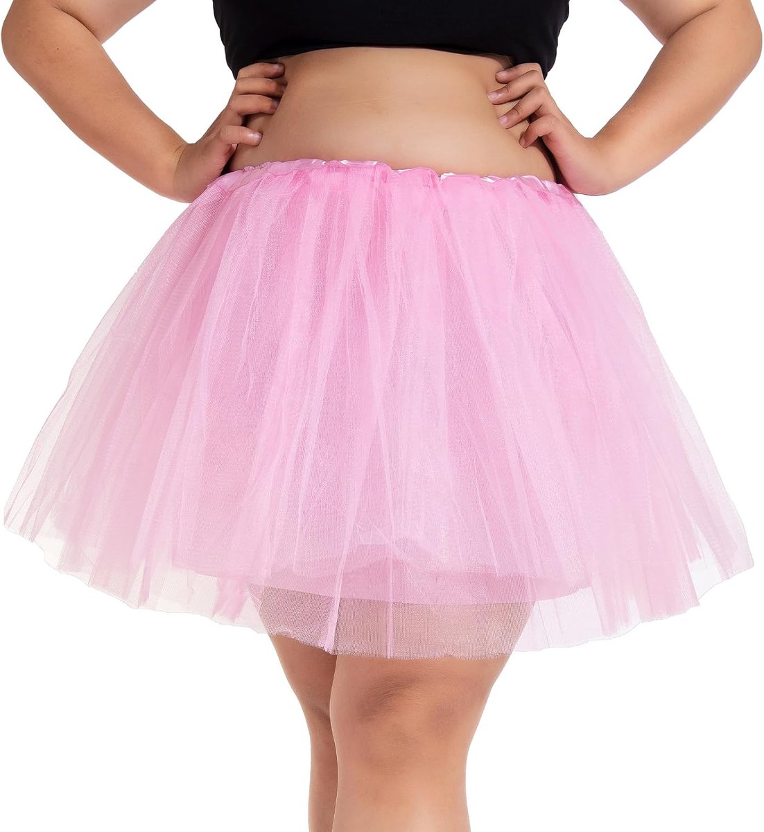 Tuturok voor dames, 4 lagen, tule tutu-rok voor volwassenen, tieners