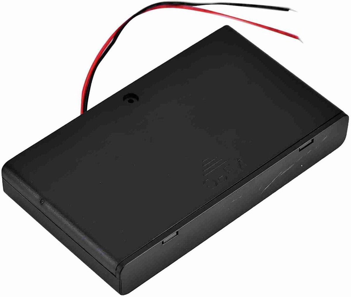 Batterijhouder AA - Batterijbox Opslag - Doe-het-zelf Projecten - Met Aan/Uit Schakelaar - 1 tot 8 Cellen - Zwart
