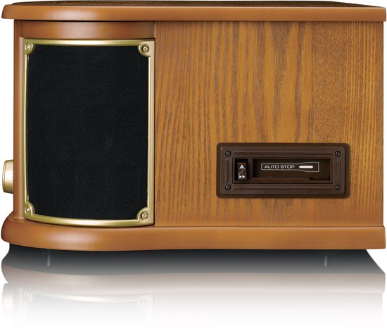 Lenco Retro Platenspeler Bundel - TCD-2571WD + TTA-6IN1 - Platenspeler met Bluetooth, DAB en Cassette - 6-delige LP Schoonmaakset — afbeelding 3