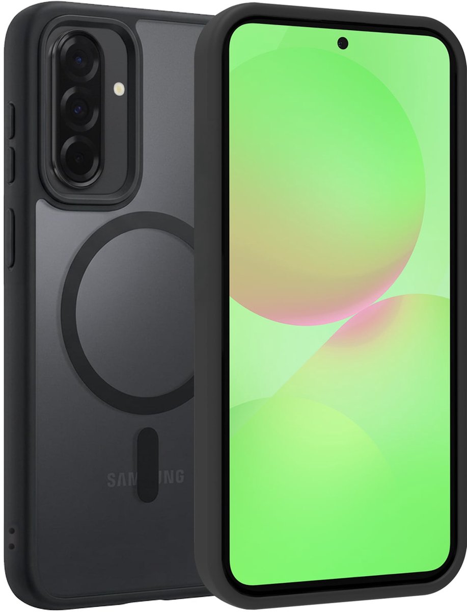 Hoesje Geschikt voor Samsung Galaxy A36 - Magsafe Compatible - Sterk & Shockproof - Back Cover - Shock Proof Case - Telefoon Hoes Shockproof - Zwart