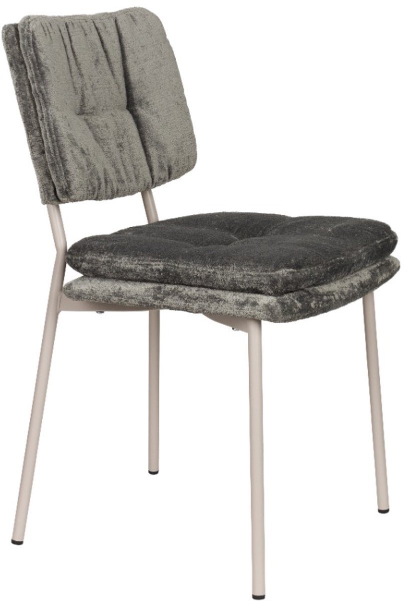 ANLI STYLE Chair Franck Grey - set van 2