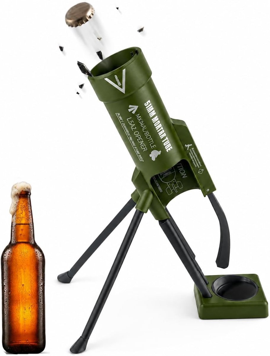 Bierflesopener - handige morter - stevig ontwerp - snel openen - ShopVlot