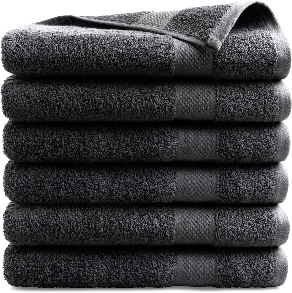 Badhanddoeken groot 70 x 140 cm - Fluffy katoen - 100% katoen - Luxe voor badkamer - SnelShoppen