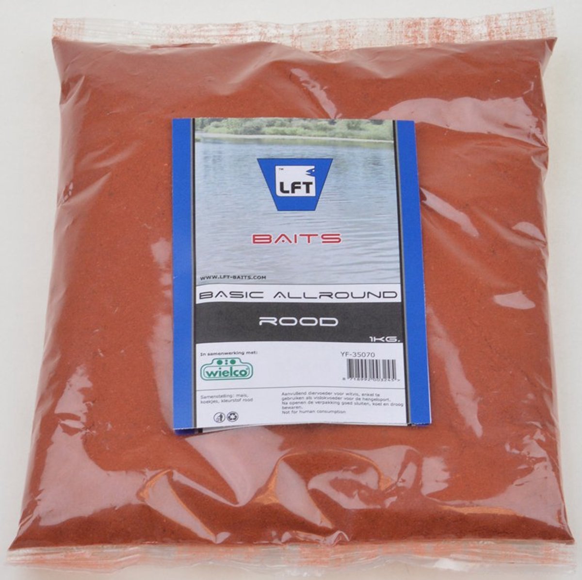 LFT wielco basic allround baits rood 1kg
