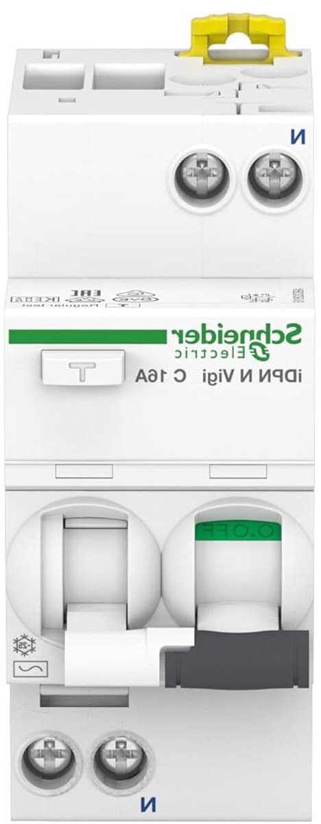 Stroomonderbreker - Veiligheidsschakelaar Groepsschakelaar - Elektrische Beveiliging - Kortsluiting Bescherming - 36 mm - Wit