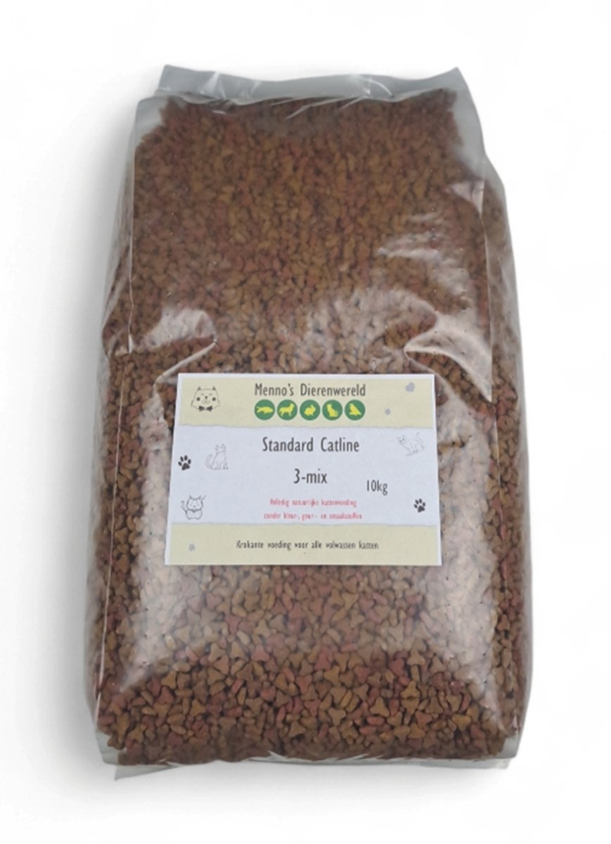 Menno's Dierenwereld Menno's standard catline 6-mix 10kg
