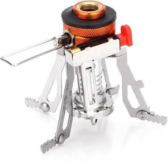 Camping Backpack Stove - Outdoor Burner - Koken in de Natuur - Ingebouwde Piezo Ontsteking - 3000W - Metaal — afbeelding 3