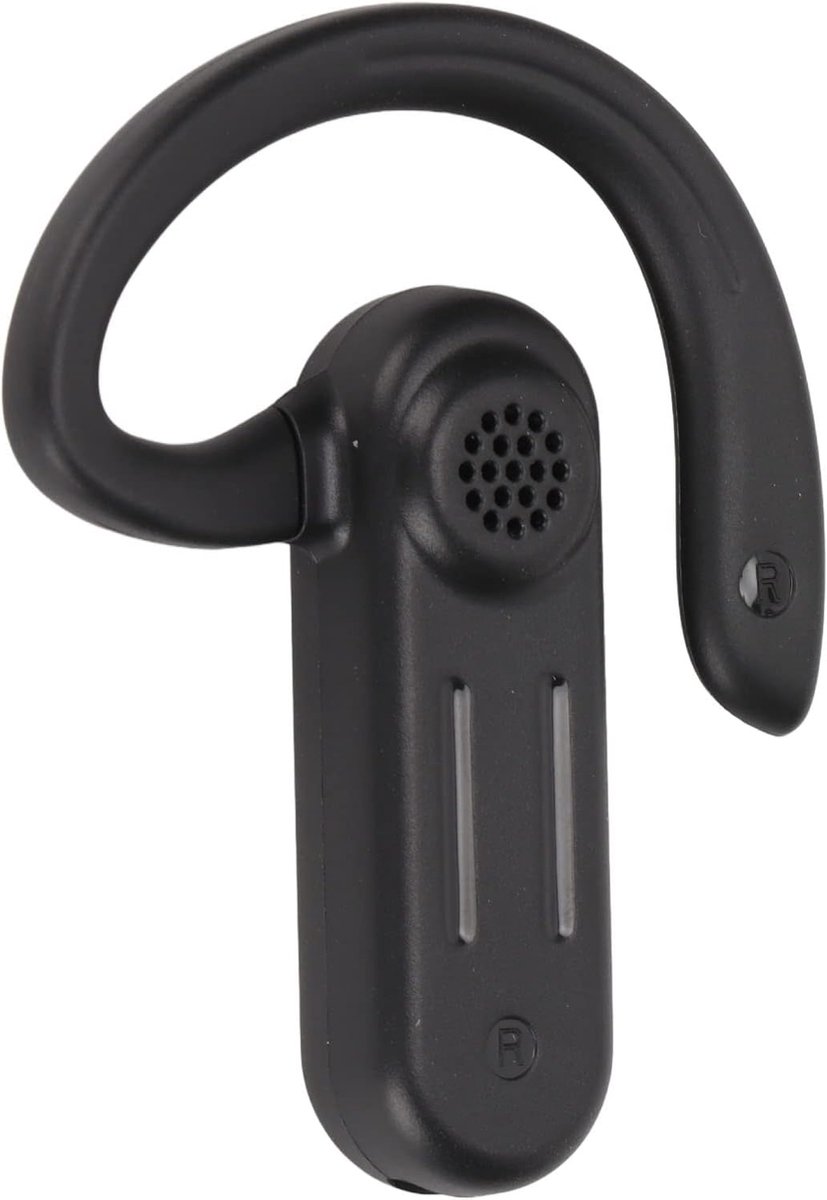 SnelShoppen - Draadloze Bone Conduction Hoofdtelefoon met Digitale Display, Bluetooth 5.2, Enkele Oor, Stijlvolle Loop Hoofdtelefoon, Ideaal voor Zake