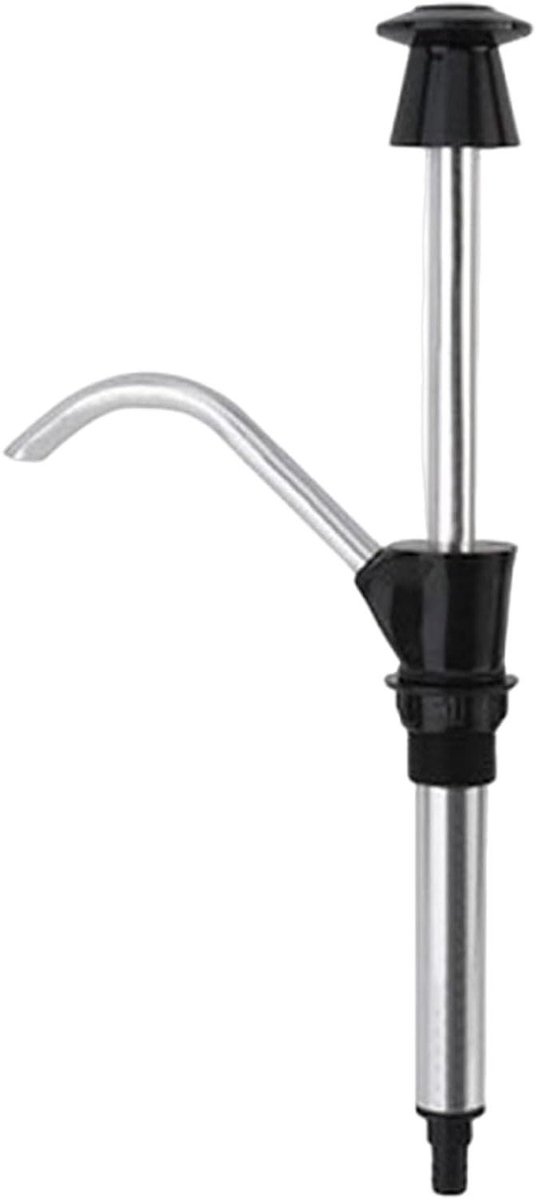 Handwaterpomp met Uitloop - Kraanpomp Camper - Water Toevoeren - Energieonafhankelijk Ontwerp - 27.5 cm Lengte - Zwart