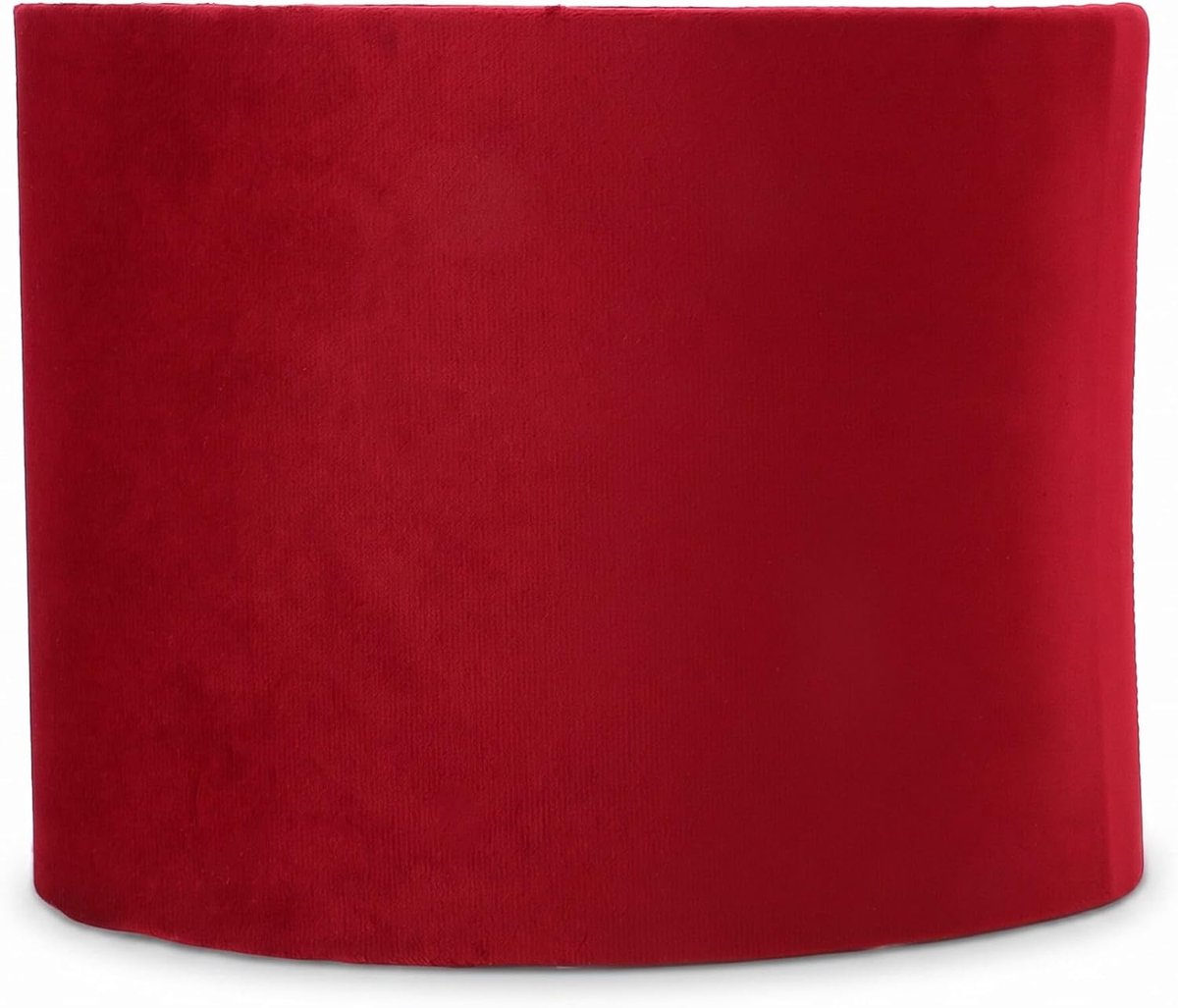 SnelShoppen - Ovalen Lampenkap Rood voor Vloerlampen - Stijlvolle Lint Lampenkap E27 E14 - Universeel Gebruik voor Tafel- en Vloerlampen - 500G Lint -