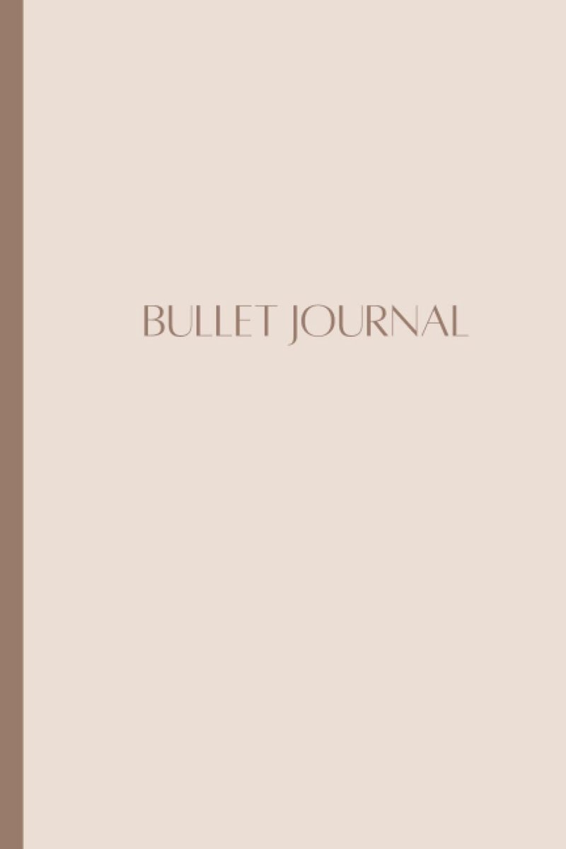 SnelShoppen - Bullet Journal Beige voor Tekenen en Notities - 120 pagina's - Perfect voor Creatieve Projecten, School, Werk, en Persoonlijke Organisat