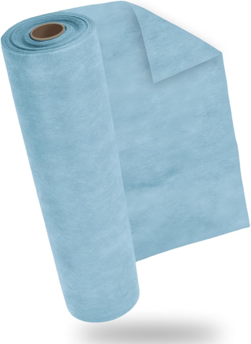 Vliestafelloper, eucalyptus, blauw, 30 cm x 25 m, voor outdoor