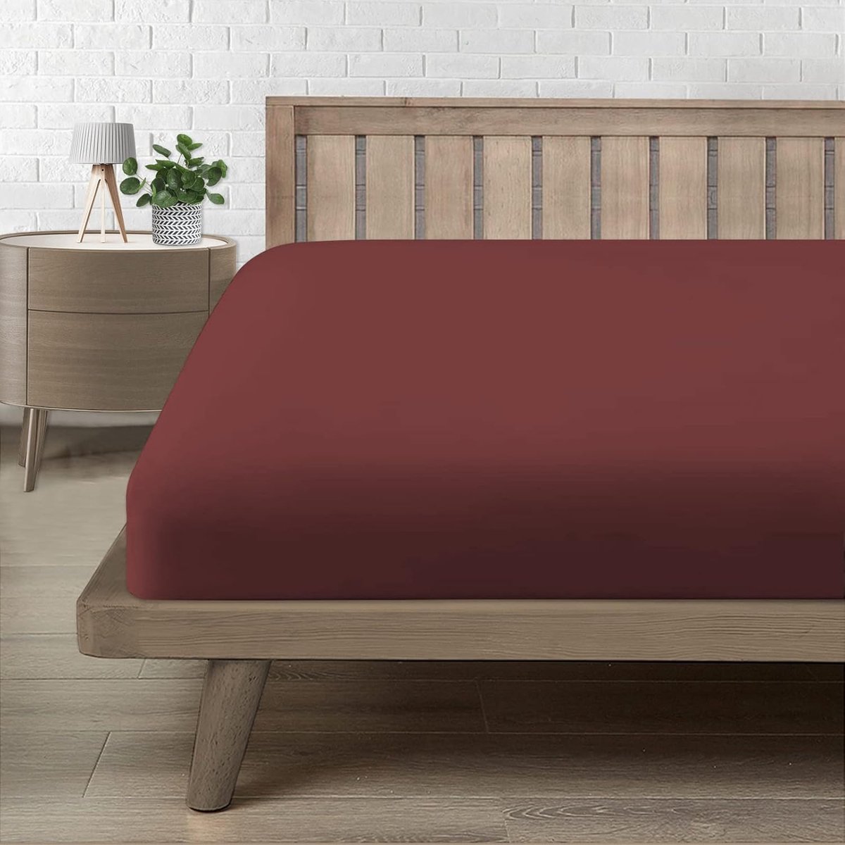Housse 120X190, Drap Housse 120X200 Bonnet 30 cm 1 Persoon