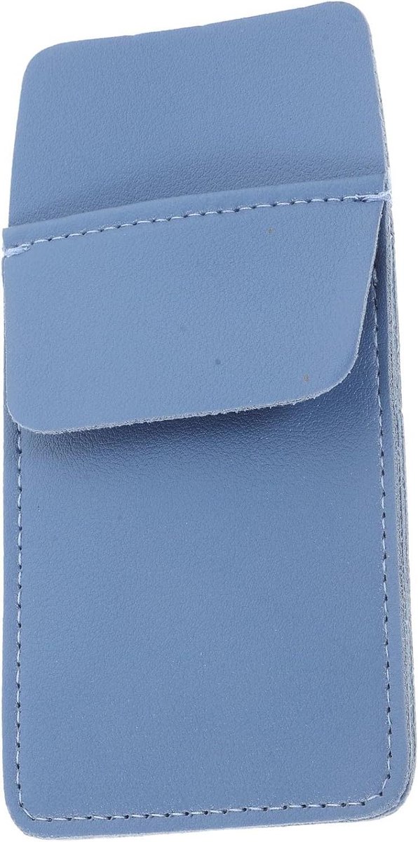 Pennenetui Leren - Pennenhouders Organizer - Efficiënt Organiseren - Bescherming tegen Lekt - 16 x 8 cm - Blauw
