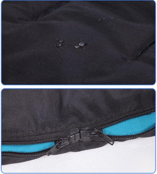 Kinderwagen Voetenzak - Baby Slaapzak - Warm Houden - Waterdicht Oxford Doek - 88x40cm - Grijs — afbeelding 3