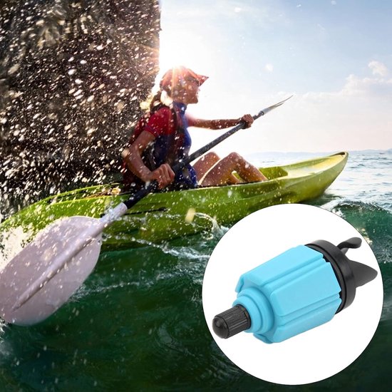 Paddle Board Pomp Adapter - Luchtpomp Converter - Paddle Board Opblazen - Goede Afdichting - Lichtgewicht - Zwart van Merkloos — afbeelding 2