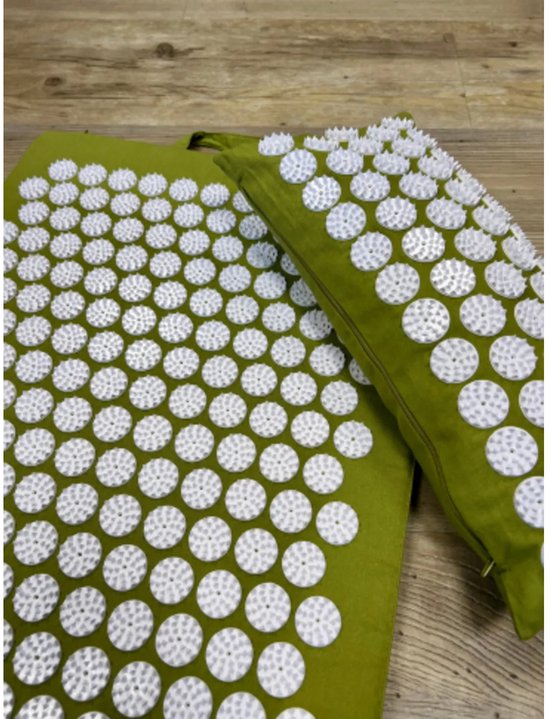 YogaStyles Spijkermat / Acupressuur mat olijfgroen van YogaStyles — afbeelding 3
