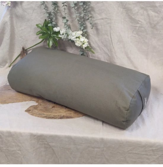 YogaStyles Design Bolster - Ovaal Grijs van YogaStyles — afbeelding 4