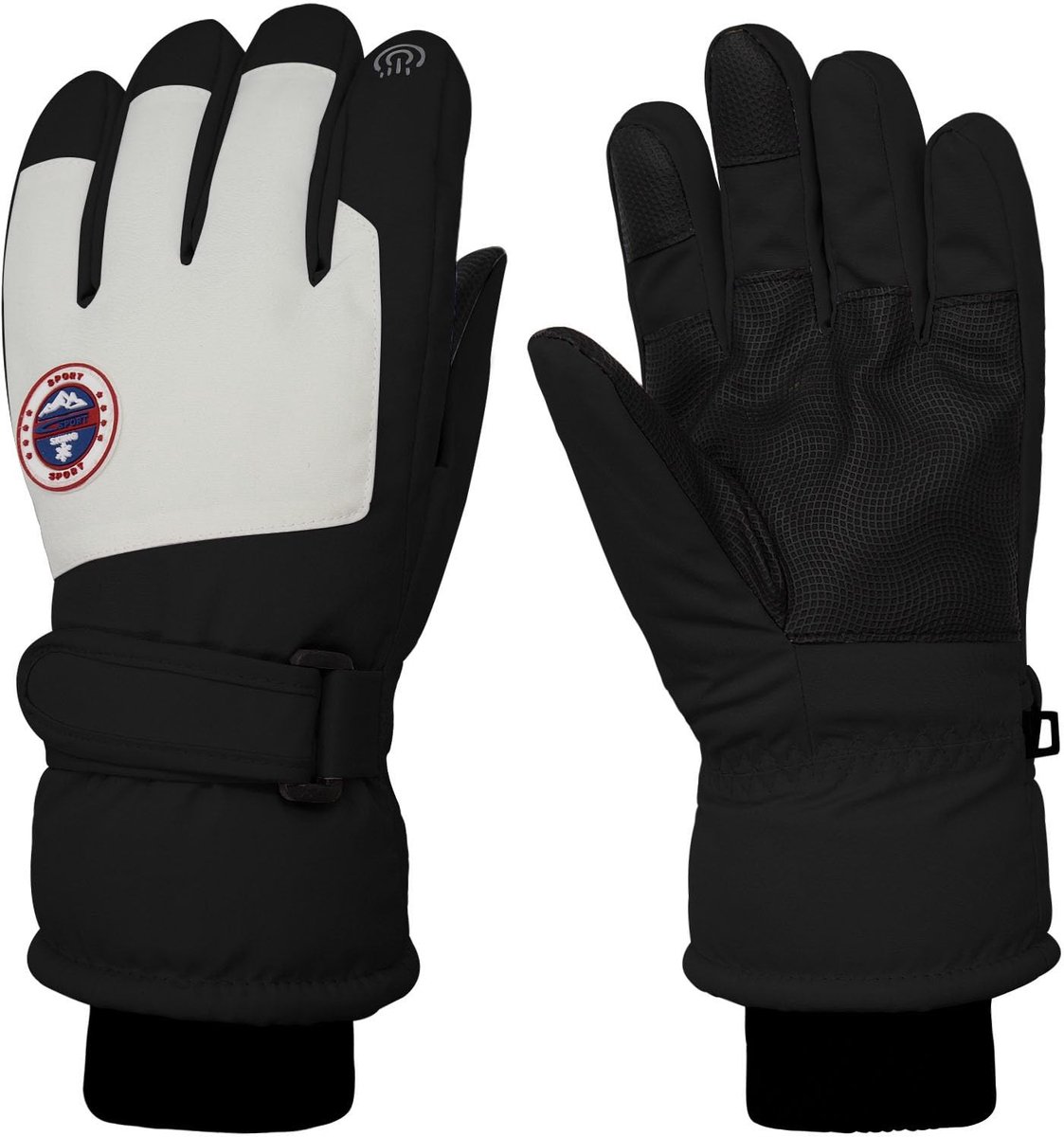 Omgoods - Winter Ski Handschoenen - Thermisch, Winddicht, Touchscreen voor Skiën en Snowboarden