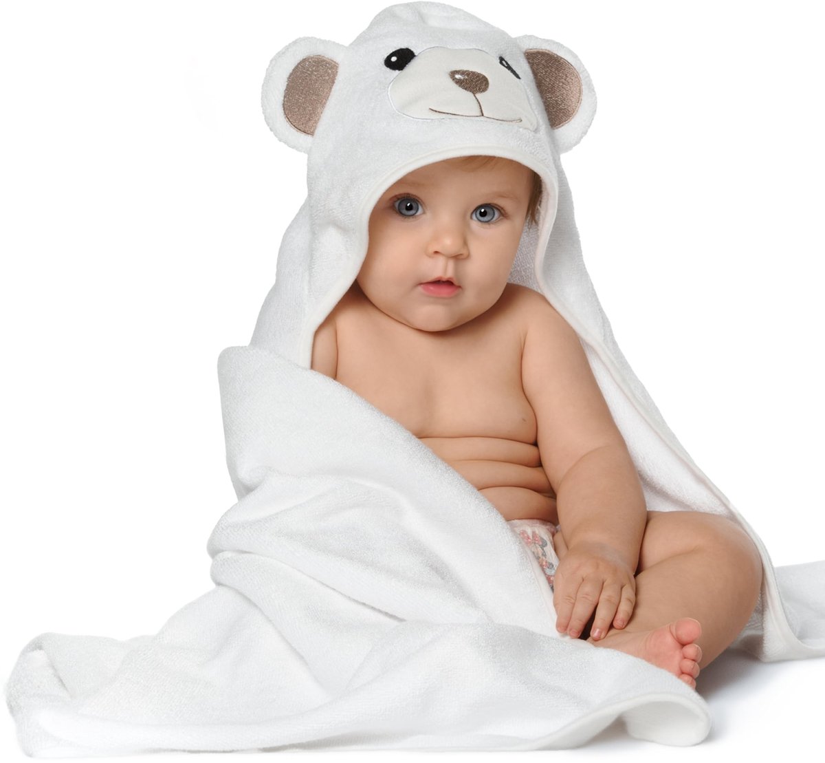 Omgoods - Superzachte Babyhanddoeken met Capuchon - Bamboe, Ideaal voor Pasgeborenen en Peuters