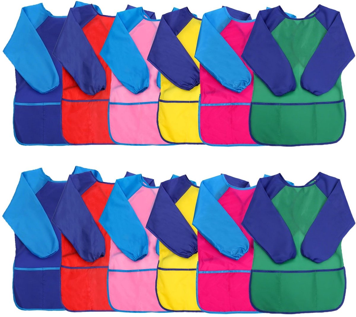 Omgoods - Kinderschort voor Creatieve Activiteiten - Waterdicht en Met 3 Zakjes voor School en Kunst